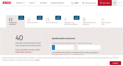 Desktop Screenshot of ergo.lt