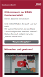 Mobile Screenshot of kundenwerkstatt.ergo.de