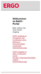 Mobile Screenshot of easy.ergo.com