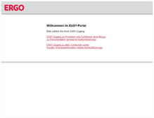 Tablet Screenshot of easy.ergo.com