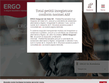 Tablet Screenshot of ergo.ro