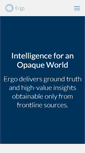 Mobile Screenshot of ergo.net